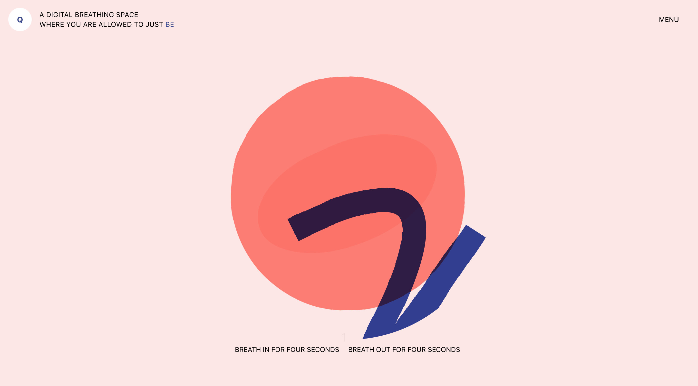 Digital meditation experience